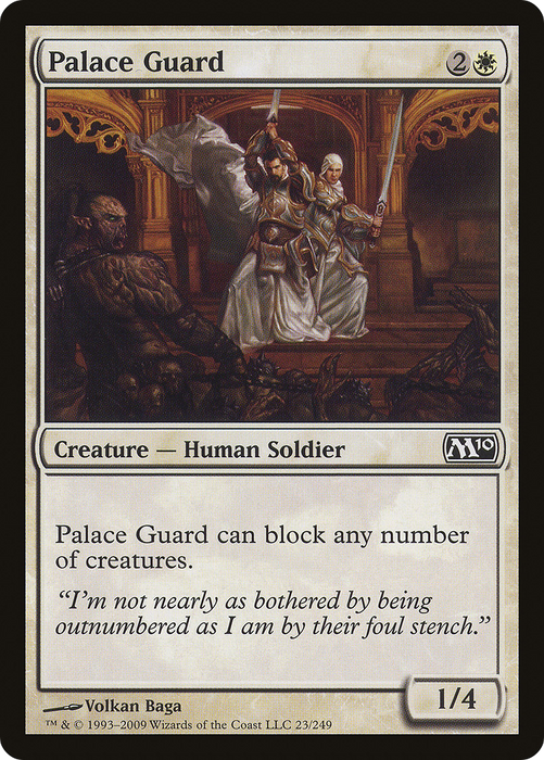 Palace Guard (M10-023) - common - Foil