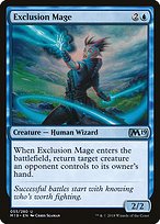 Exclusion Mage (M19-055) - uncommon