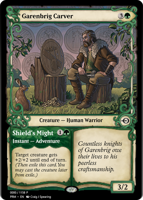 Garenbrig Carver // Shield's Might (PRM-78782) - common