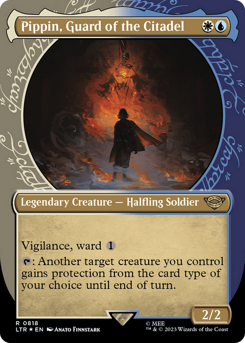 Pippin, Guard of the Citadel (LTR-818) - rare: (Showcase) (Borderless) - Foil