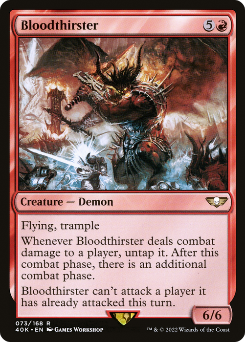 Bloodthirster (40K-073) - rare