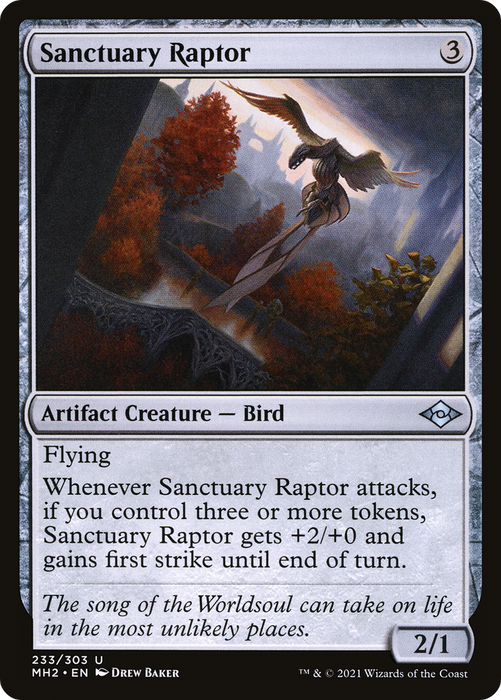 Sanctuary Raptor (MH2-233) - uncommon