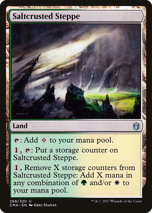 Saltcrusted Steppe (CMA-268) - uncommon