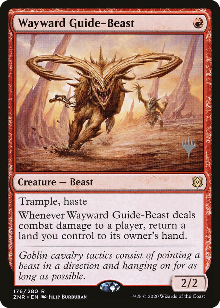 Wayward Guide-Beast (PPZNR-176P) - rare - Foil