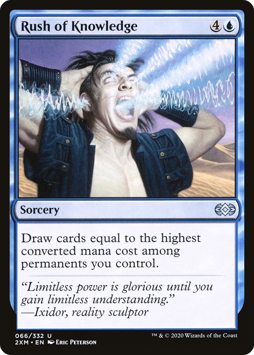 Rush of Knowledge (2XM-066) - uncommon - Foil