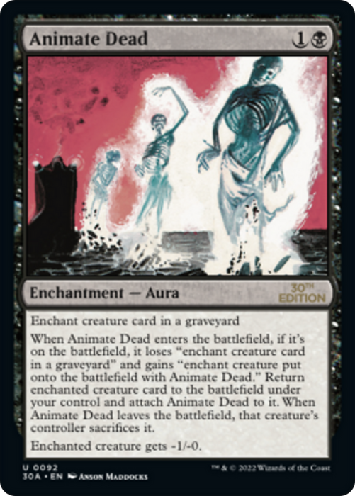 Animate Dead (30A-092) - uncommon