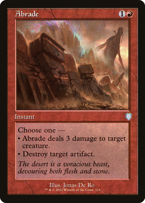 Abrade (BRC-111) - uncommon