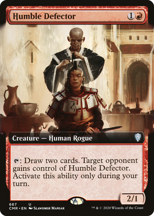 Humble Defector (CMR-667) - uncommon: (Extended Art) - Foil