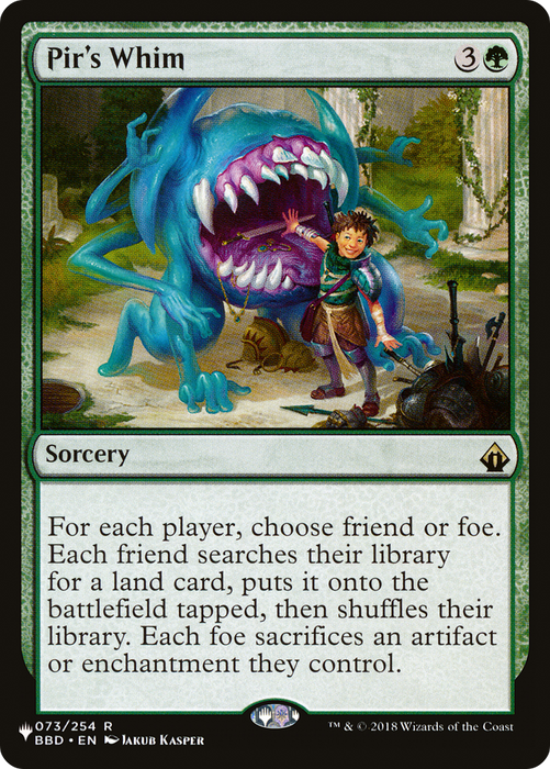 Pir's Whim (LIST-BBD-73) - rare