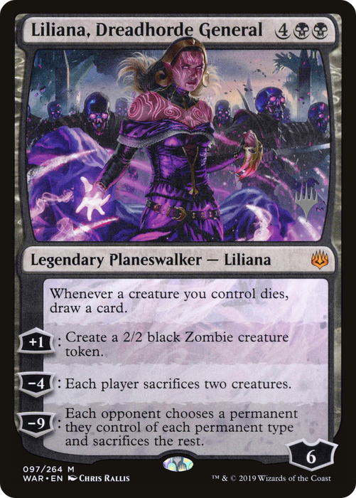 Liliana, Dreadhorde General (PPTHB-97P) - mythic