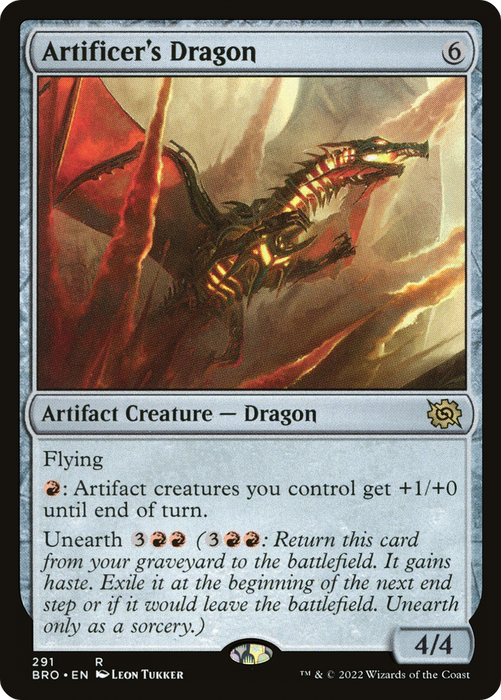 Artificer's Dragon (BRO-291) - rare