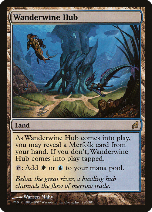 Wanderwine Hub (LRW-280) - rare - Foil