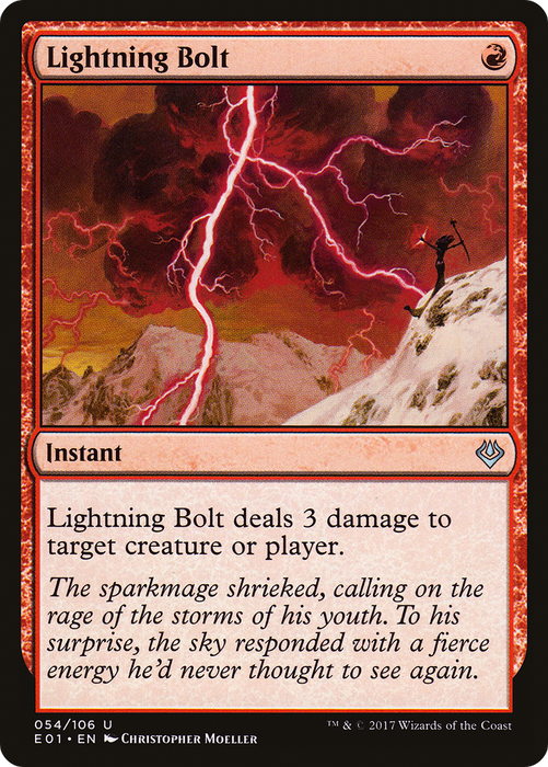 Lightning Bolt (AC2-054) - uncommon