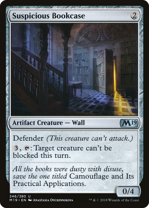 Suspicious Bookcase (M19-246) - uncommon