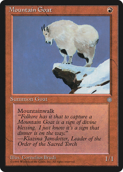Mountain Goat (ICE-203) - common