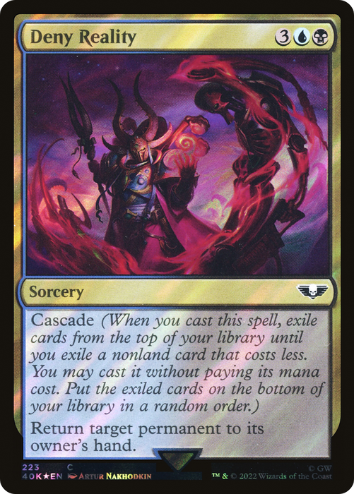 Deny Reality (40K-223★) - common - Foil