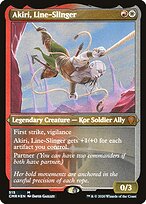 Akiri, Line-Slinger (CMR-515) - mythic - Etched Foil