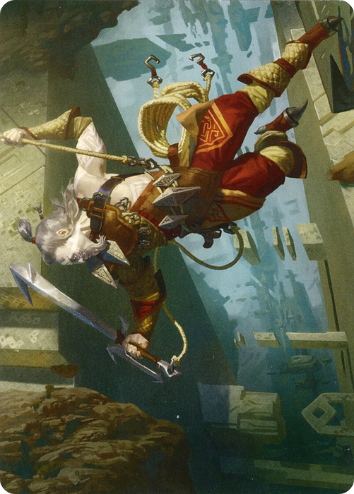 Cliffhaven Sell-Sword // Cliffhaven Sell-Sword (AZNR-038) - common (Borderless) - Foil