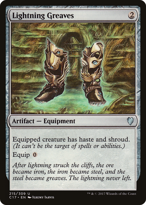 Lightning Greaves (C17-215) - uncommon