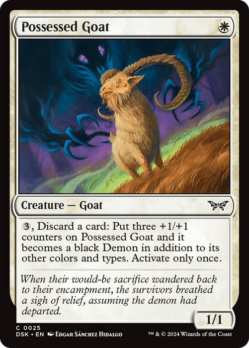 Possessed Goat (DSK-025) - common - Foil