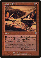Lava Blister (ODY-200) - uncommon - Foil