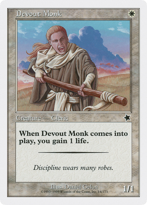 Devout Monk (S99-014) - common