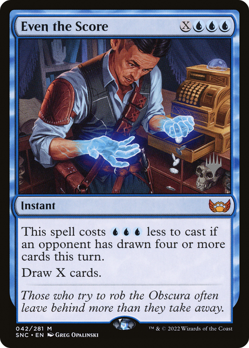 Even the Score (PPSNC-42P) - mythic - Foil