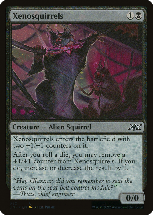 Xenosquirrels (UNF-382) - common - Foil