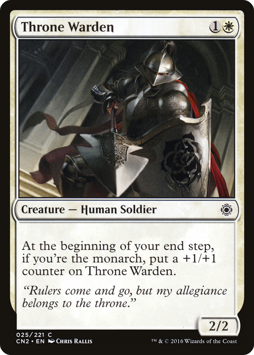 Throne Warden (CN2-025) - common - Foil