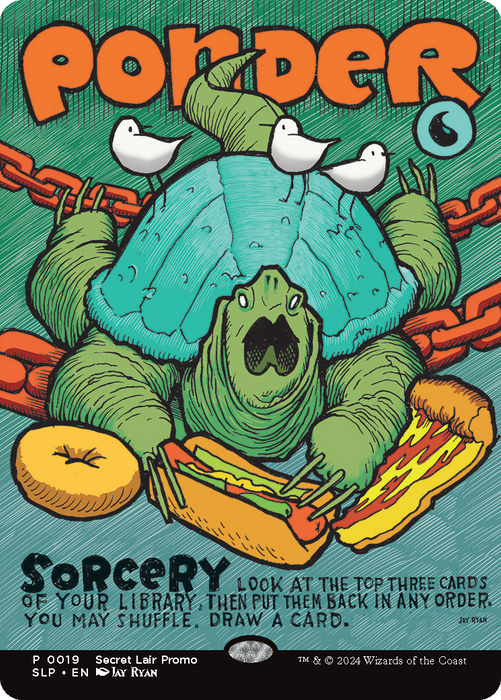 Ponder (SLP-019) - rare: (borderless) (Borderless)