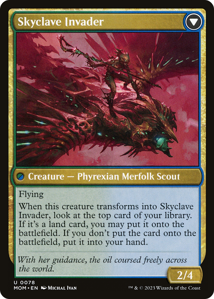 Skyclave Aerialist // Skyclave Invader (MOM-078) - uncommon - Foil