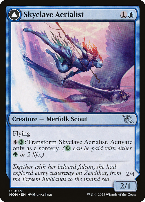Skyclave Aerialist // Skyclave Invader (MOM-078) - uncommon - Foil