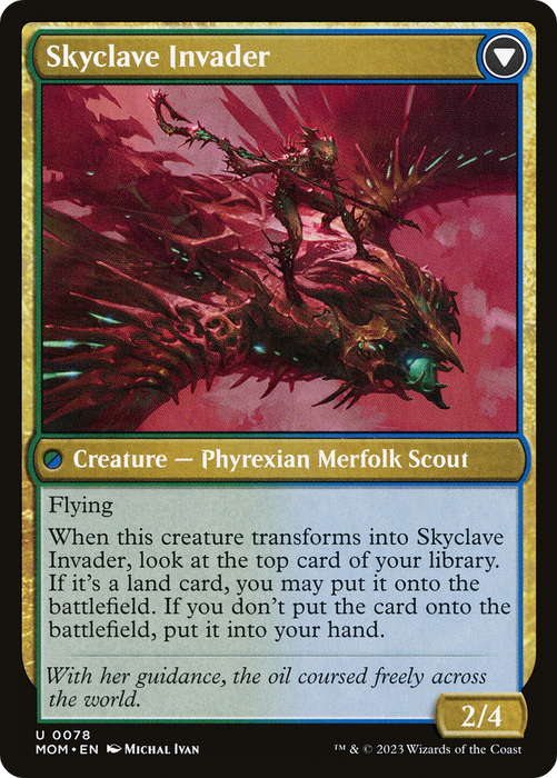 Skyclave Aerialist // Skyclave Invader (MOM-078) - uncommon