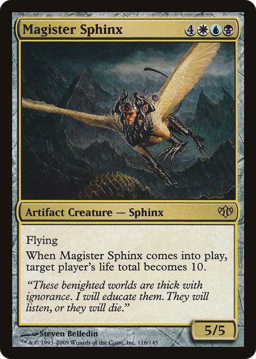 Magister Sphinx (CON-116) - rare - Foil