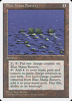 Blue Mana Battery (4ED-300) - rare