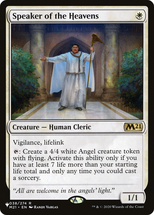 Speaker of the Heavens (PLST-M21-38) - rare