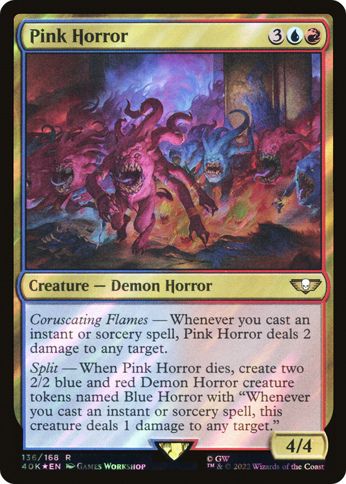 Pink Horror (40K-136★) - rare - Foil
