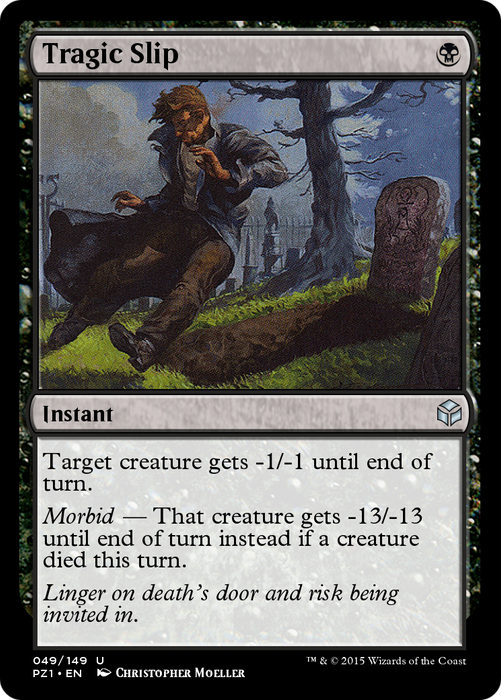 Tragic Slip (PZ1-049) - uncommon - Foil