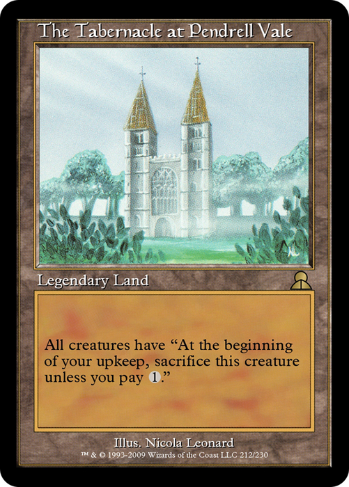 The Tabernacle at Pendrell Vale (ME3-212) - rare - Foil