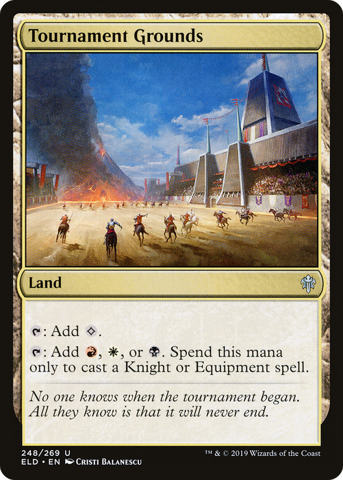 Tournament Grounds (ELD-248) - uncommon - Foil