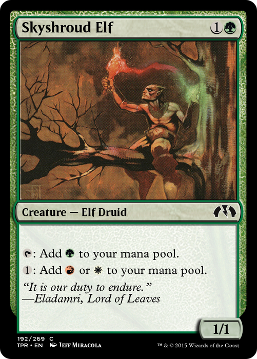 Skyshroud Elf (TPR-192) - common - Foil