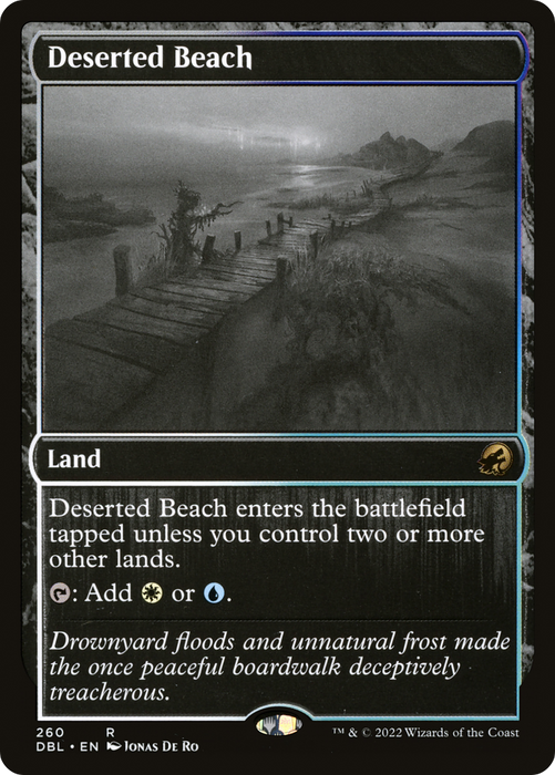 Deserted Beach (DBL-260) - rare - Foil