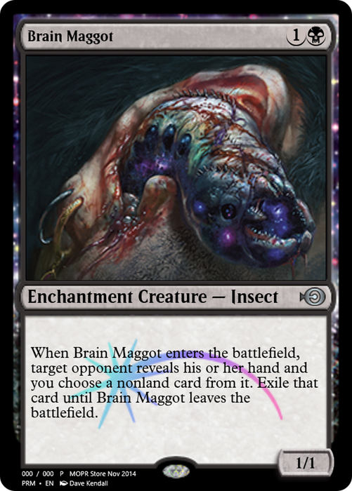 Brain Maggot (PRM-54551) - uncommon: (enchantment) - Foil