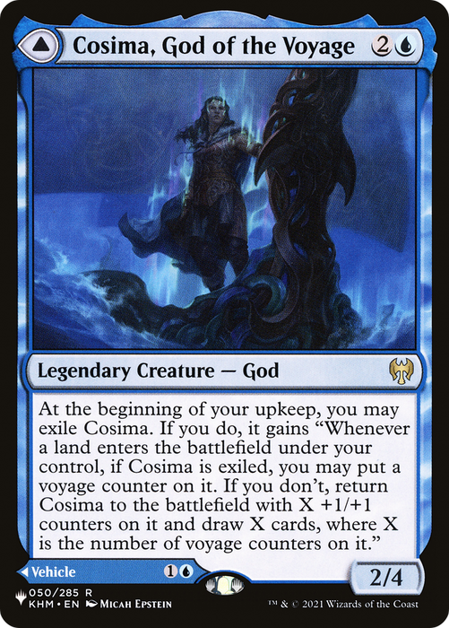Cosima, God of the Voyage // The Omenkeel (LIST-KHM-50) - rare