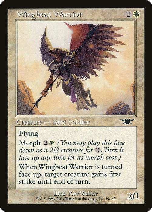 Wingbeat Warrior (LGN-029) - common - Foil