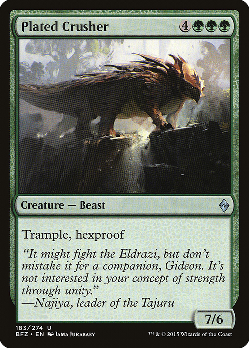 Plated Crusher (BFZ-183) - uncommon