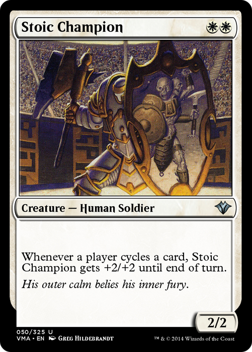 Stoic Champion (VMA-050) - uncommon - Foil
