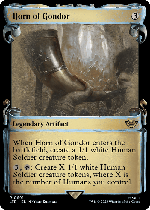 Horn of Gondor (LTR-691) - rare: (Showcase)