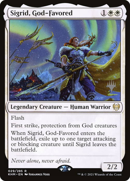 Sigrid, God-Favored (PPKHM-29P) - rare - Foil