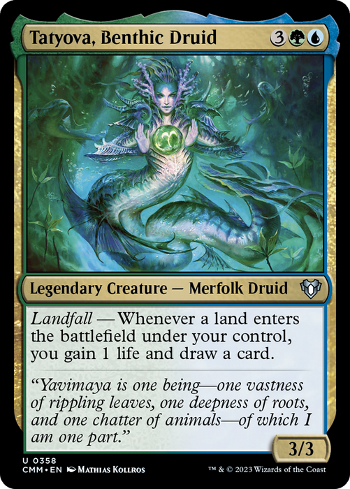 Tatyova, Benthic Druid (CMM-358) - uncommon